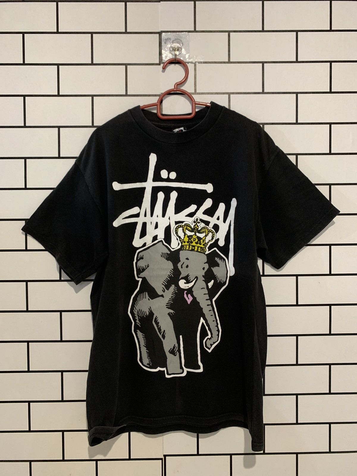 image of Stussy Am1 in Black, Men's (Size Large)