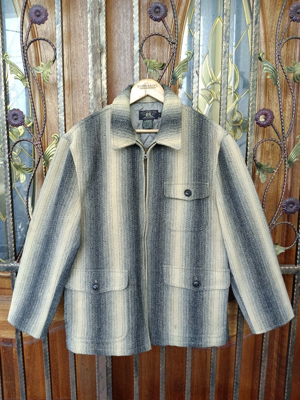 image of Rrl Ralph Laurent Wool Jacket, Men's (Size Medium)