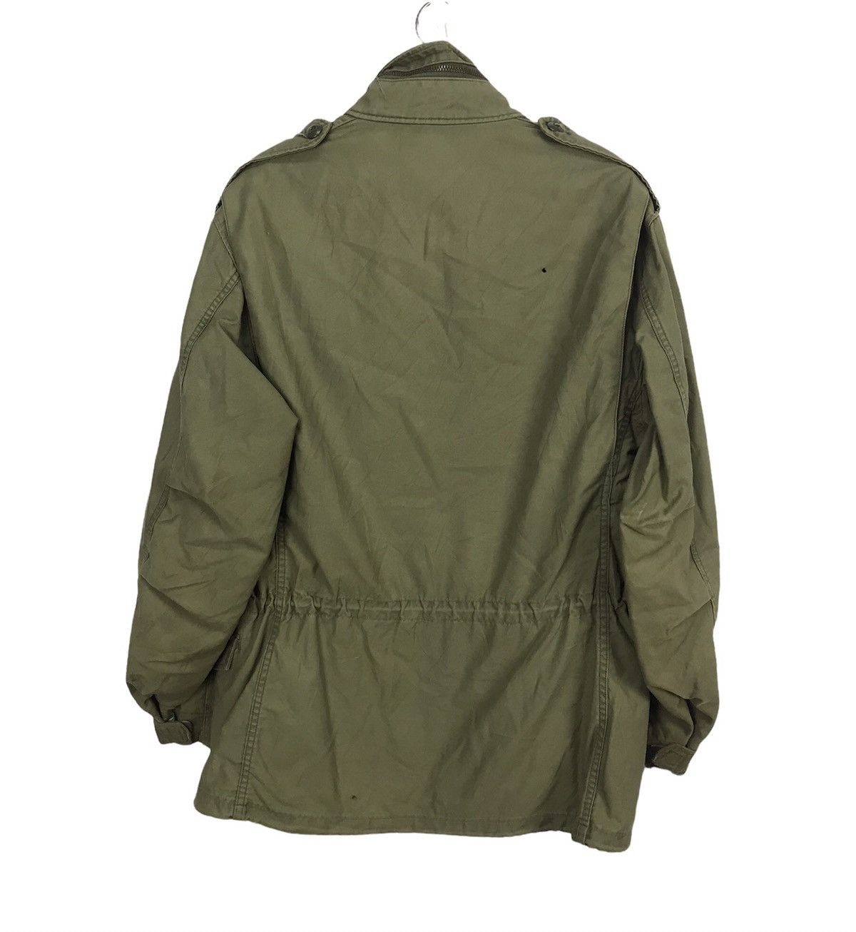 Vintage U.s army button up jacket hidden hoodie Size US L / EU 52-54 / 3 - 2 Thumbnail