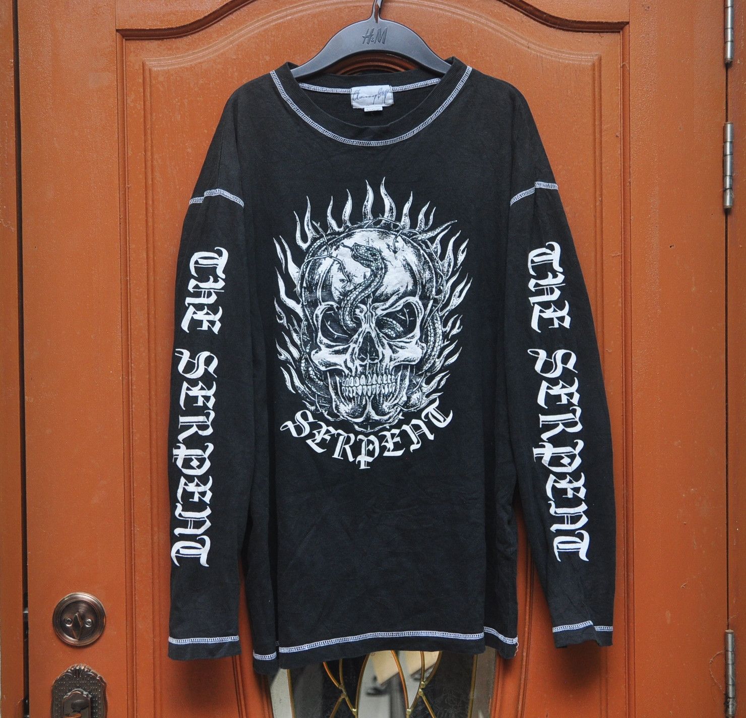 Band Tees × Vintage Vintage Cloussy Boy The Serpent Long Sleeve Black Shirt Size US L / EU 52-54 / 3 - 1 Thumbnail