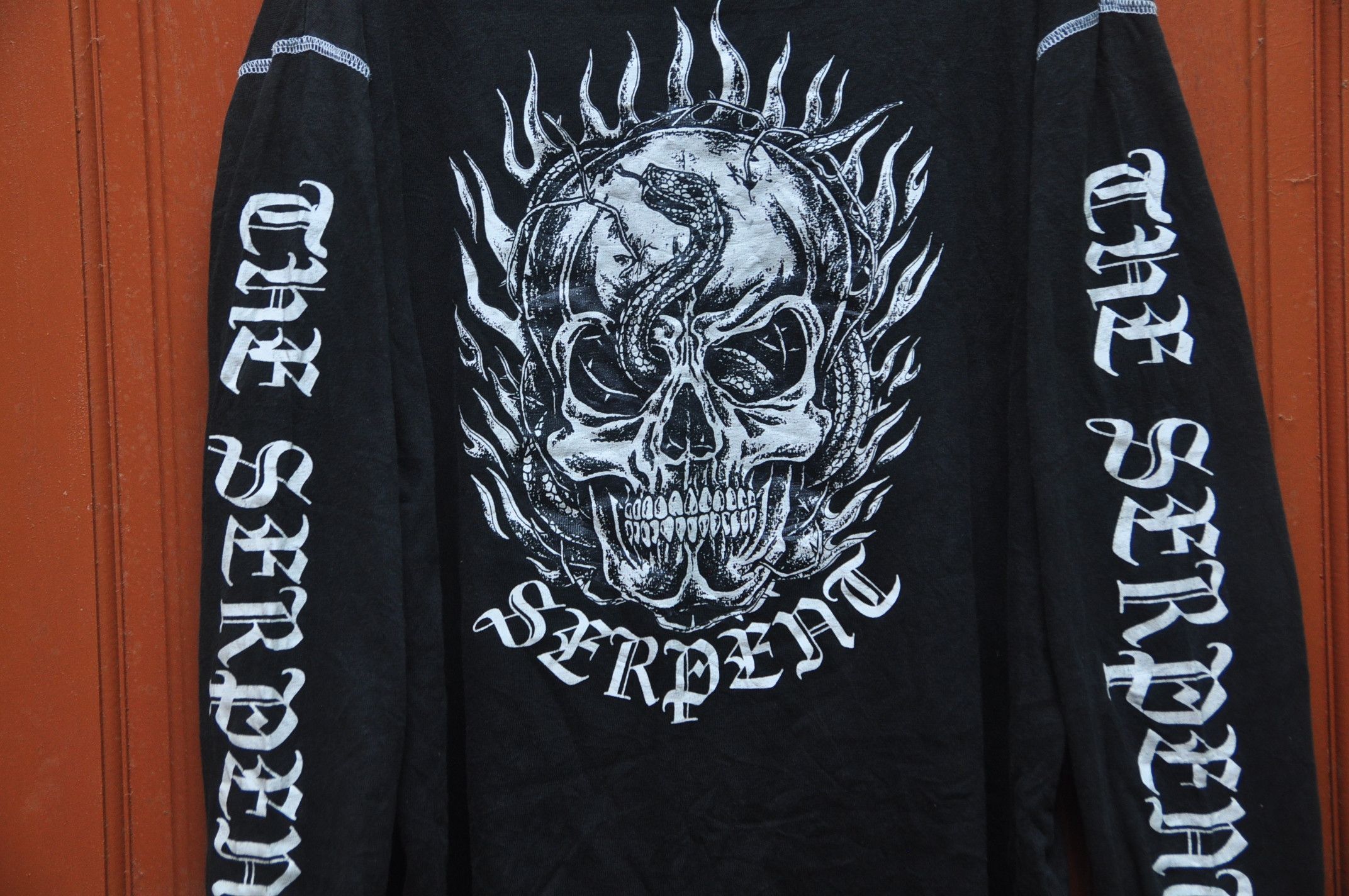 Band Tees × Vintage Vintage Cloussy Boy The Serpent Long Sleeve Black Shirt Size US L / EU 52-54 / 3 - 3 Thumbnail