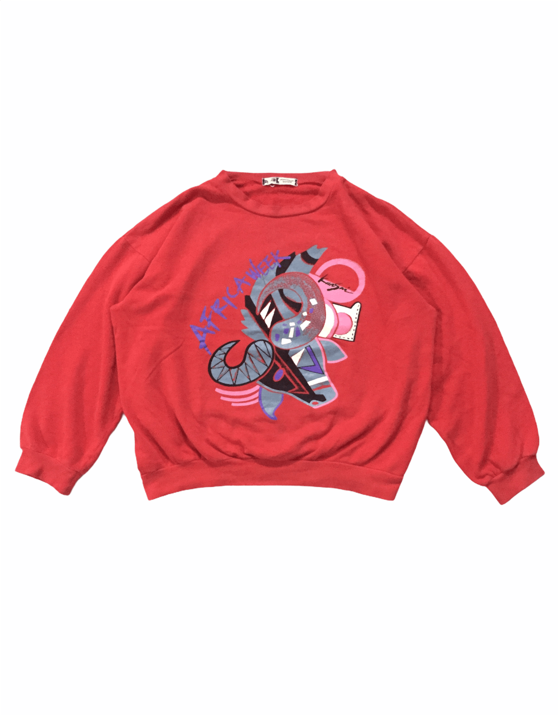 Kansai Yamamoto 80's KANSAI EYE Africa week animal print sweatshirt Size US M / EU 48-50 / 2 - 1 Thumbnail