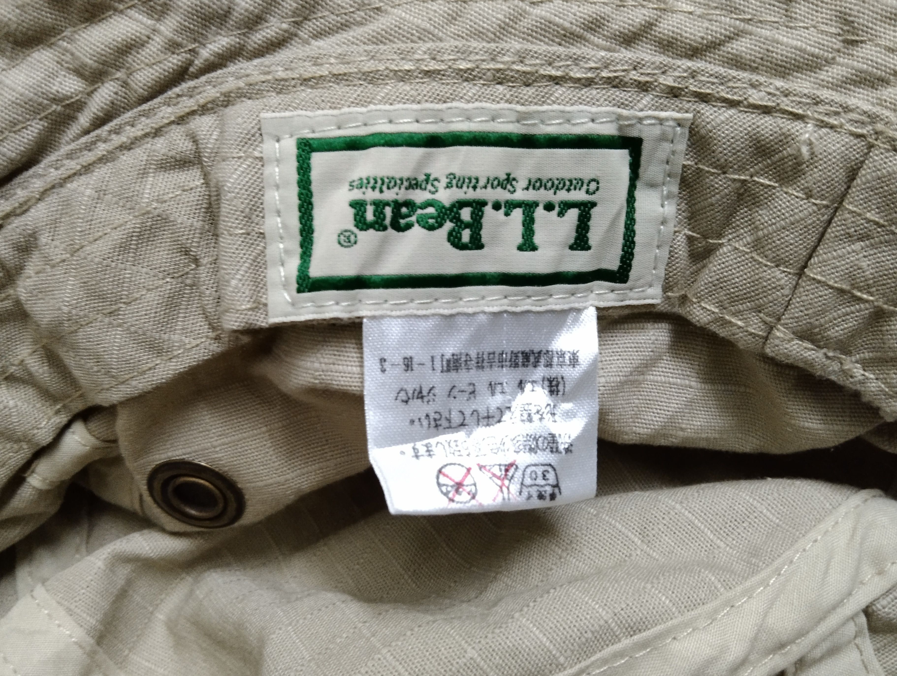 L.L. Bean × Vintage VINTAGE LL BEAN RIPSTOP OUTDOOR BUCKET HAT Size ONE SIZE - 16 Thumbnail