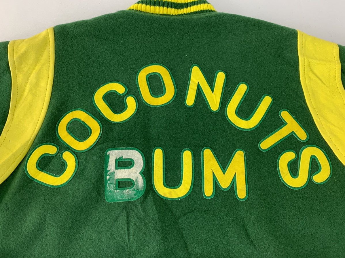 Japanese Brand Hype Simple Varsity Outerwear Jacket Coconuts Bum Of Sport Size US L / EU 52-54 / 3 - 6 Thumbnail
