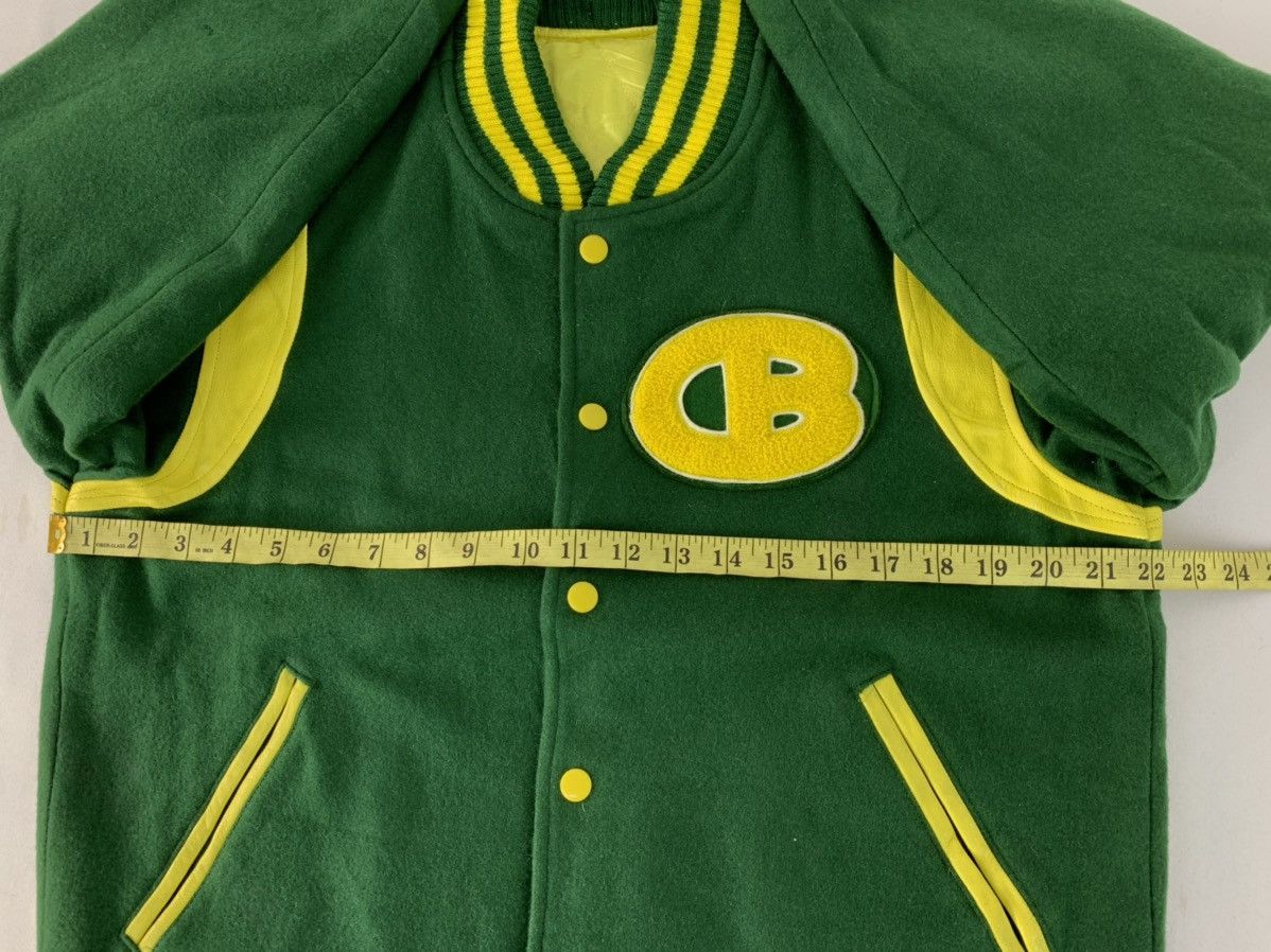 Japanese Brand Hype Simple Varsity Outerwear Jacket Coconuts Bum Of Sport Size US L / EU 52-54 / 3 - 11 Thumbnail