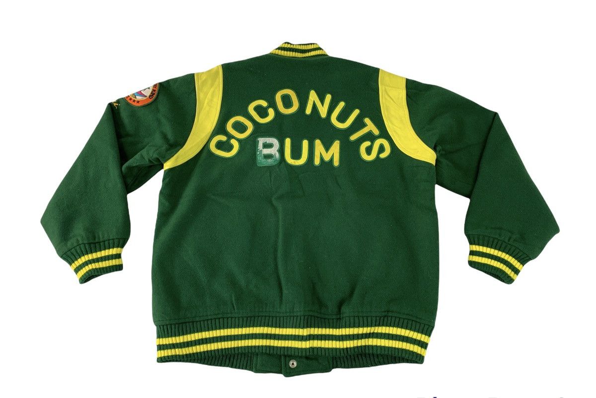 Japanese Brand Hype Simple Varsity Outerwear Jacket Coconuts Bum Of Sport Size US L / EU 52-54 / 3 - 1 Thumbnail