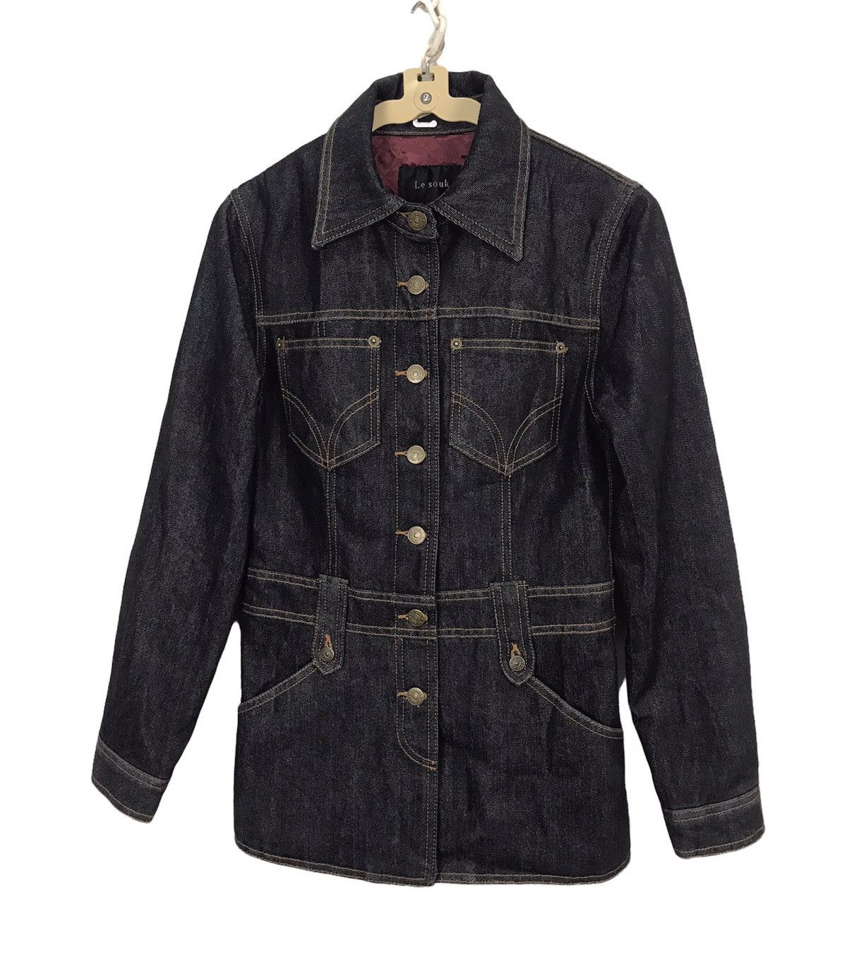Other Denim button up jacket by le souk ladies Size ONE SIZE - 1 Thumbnail