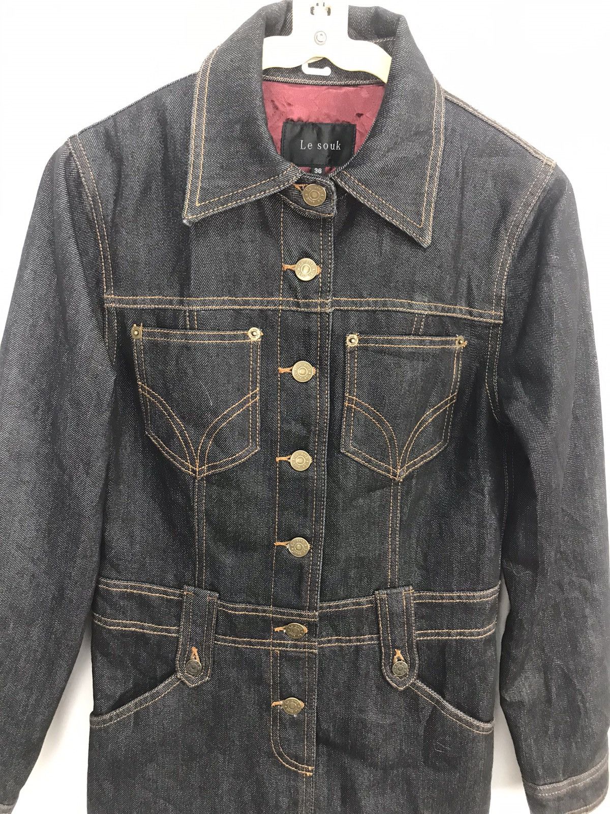 Other Denim button up jacket by le souk ladies Size ONE SIZE - 4 Thumbnail