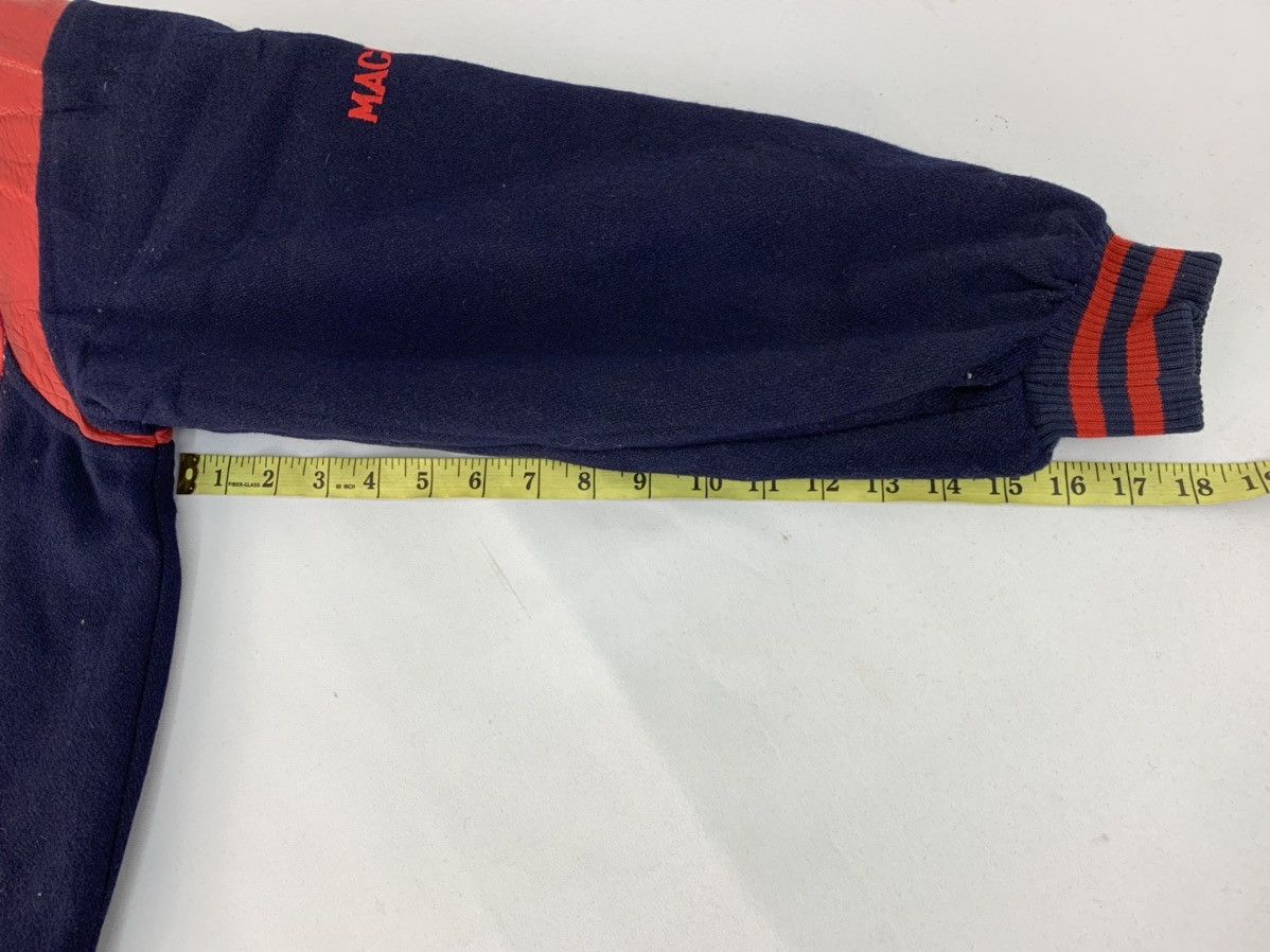 Vintage Rare 80s Uncle Bov Doshisha Machiko Simple Varsity Jacket Size US M / EU 48-50 / 2 - 13 Thumbnail
