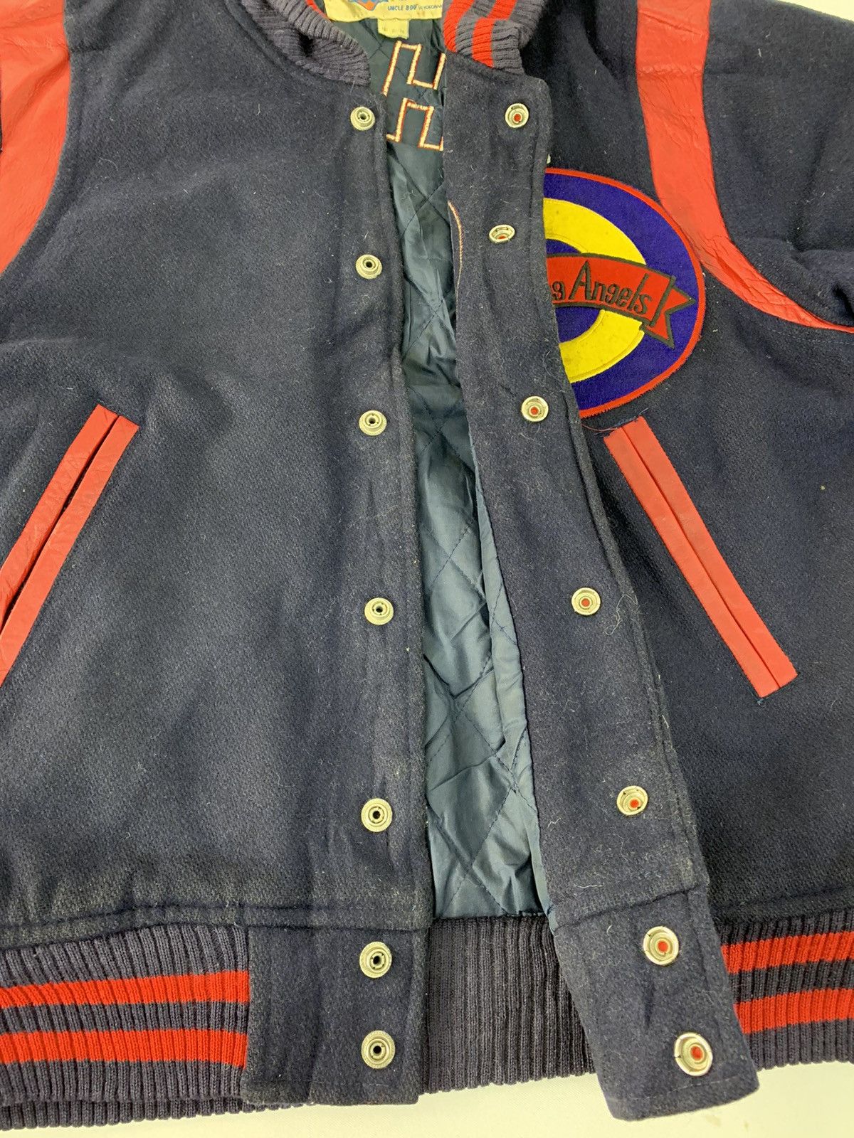 Vintage Rare 80s Uncle Bov Doshisha Machiko Simple Varsity Jacket Size US M / EU 48-50 / 2 - 6 Thumbnail
