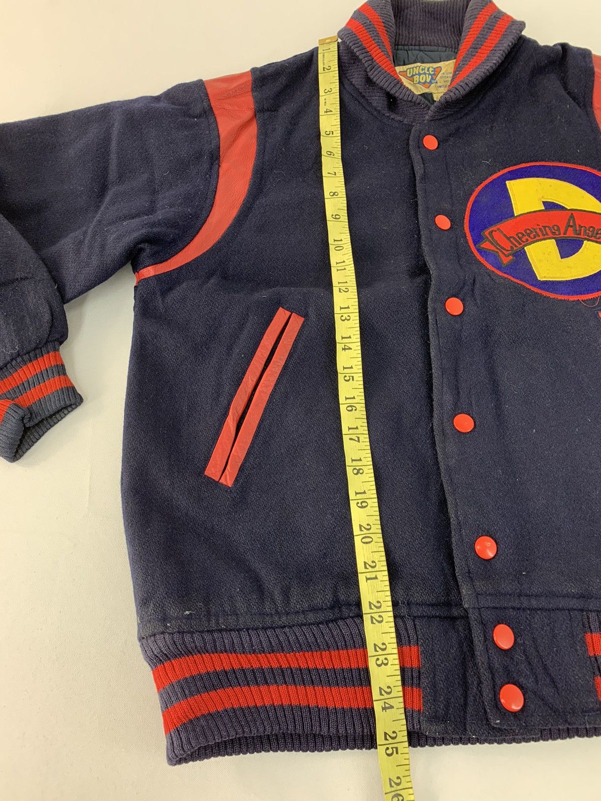 Vintage Rare 80s Uncle Bov Doshisha Machiko Simple Varsity Jacket Size US M / EU 48-50 / 2 - 12 Thumbnail