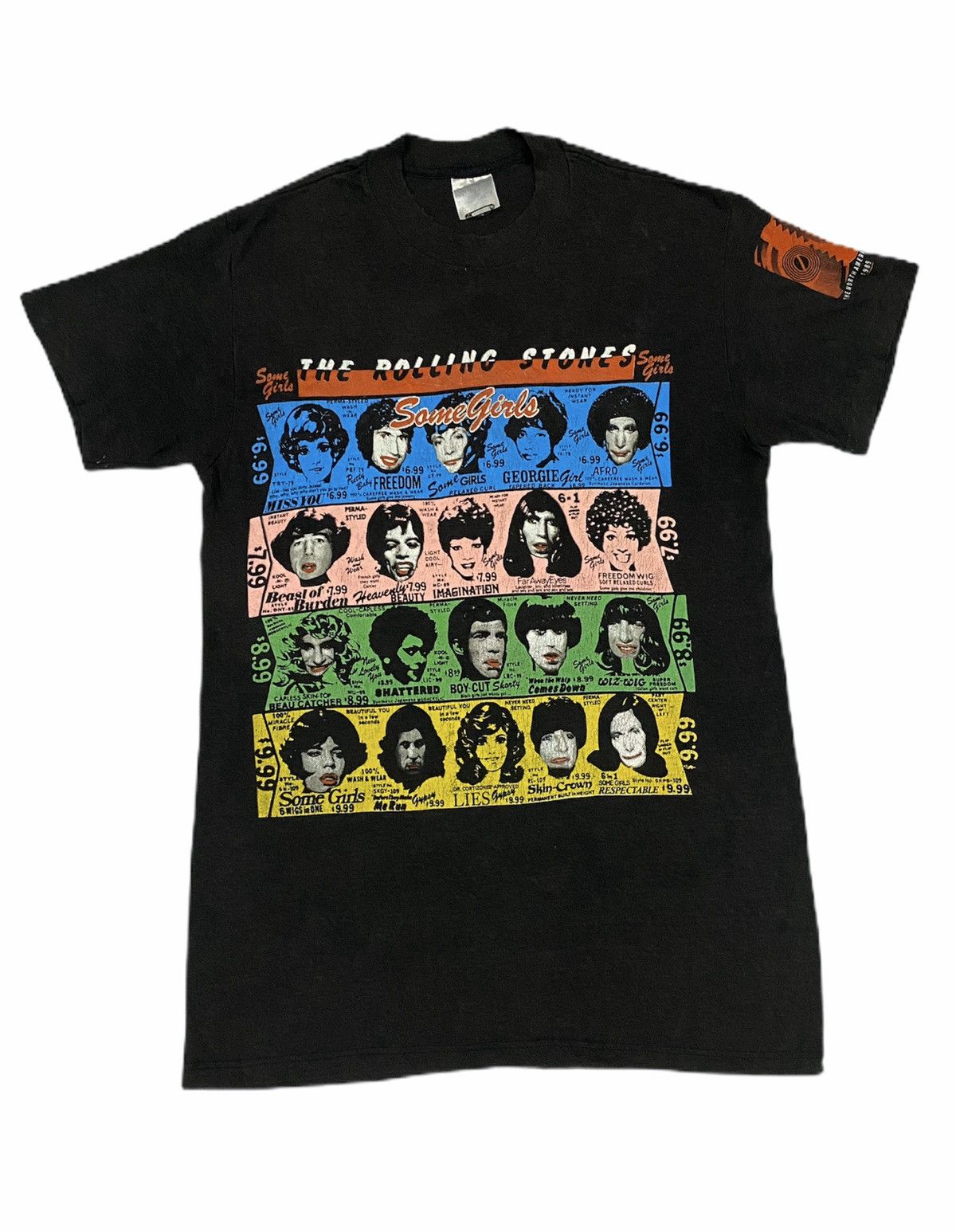 The Rolling Stones Vtg🔥The Rolling Stone Tour Band Some Girls tee Size US M / EU 48-50 / 2 - 1 Thumbnail