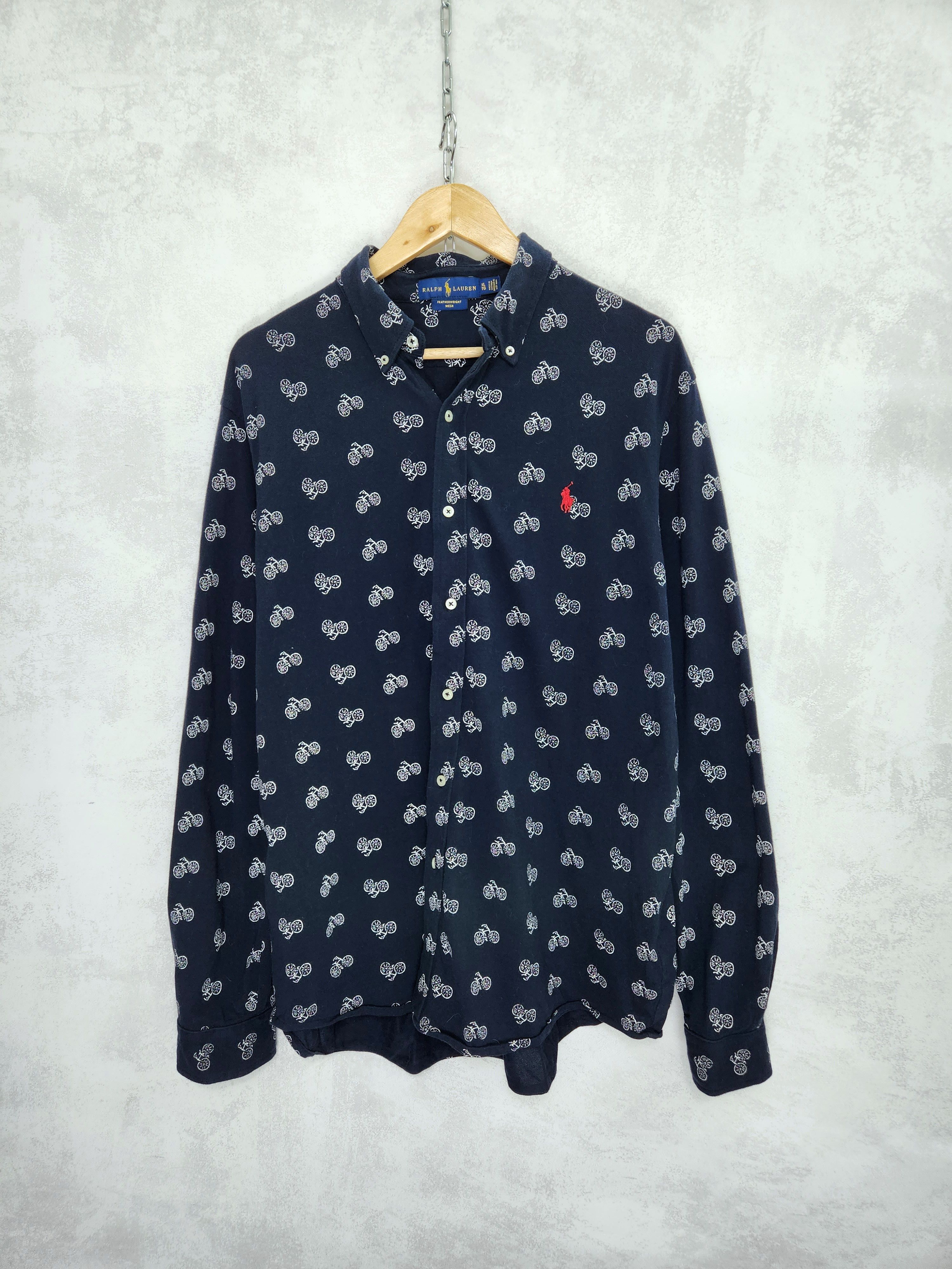 Polo Ralph Lauren Rare Polo Ralph Lauren bike print shirt XL Size US XL / EU 56 / 4 - 1 Thumbnail