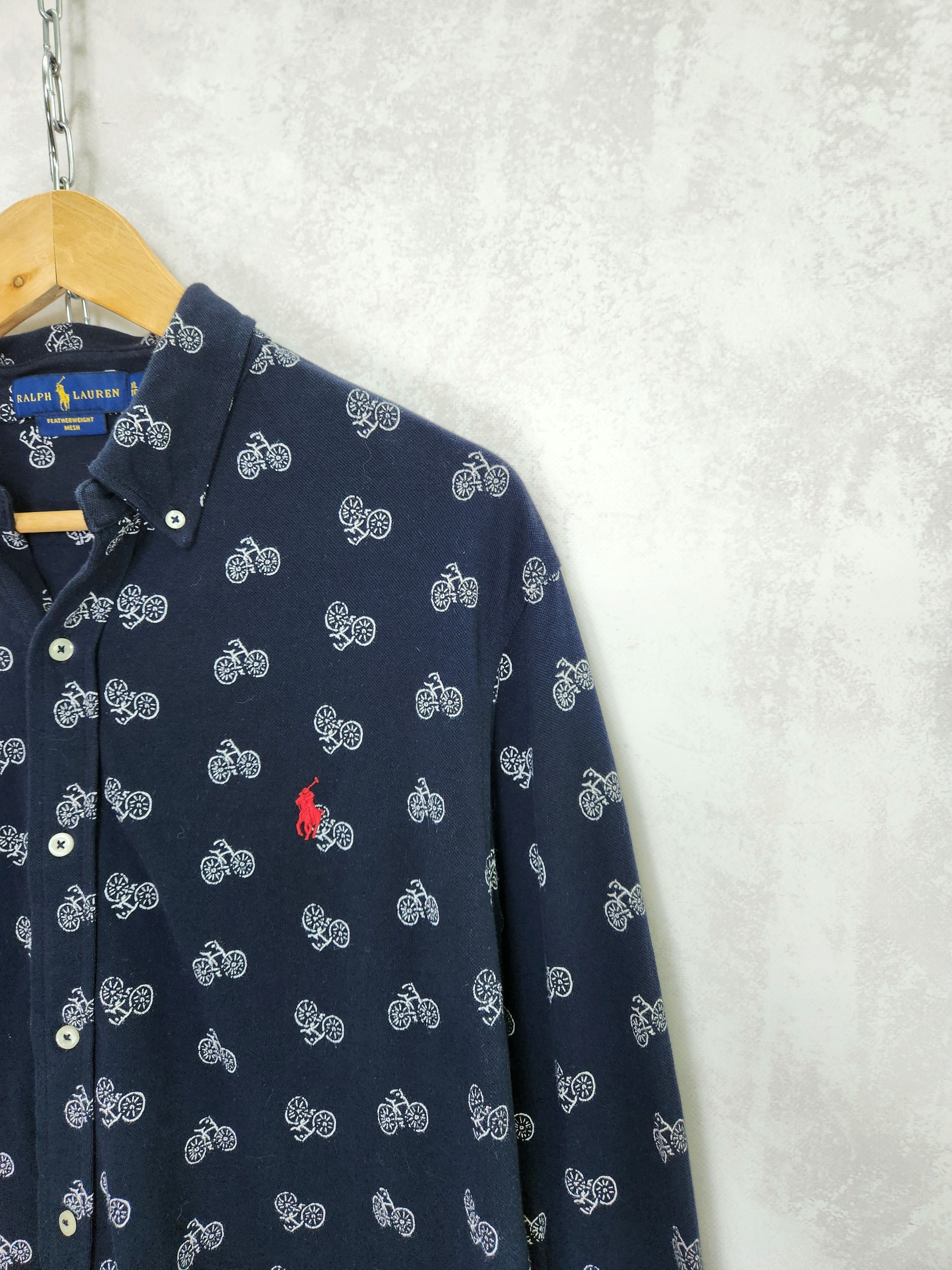 Polo Ralph Lauren Rare Polo Ralph Lauren bike print shirt XL Size US XL / EU 56 / 4 - 4 Thumbnail