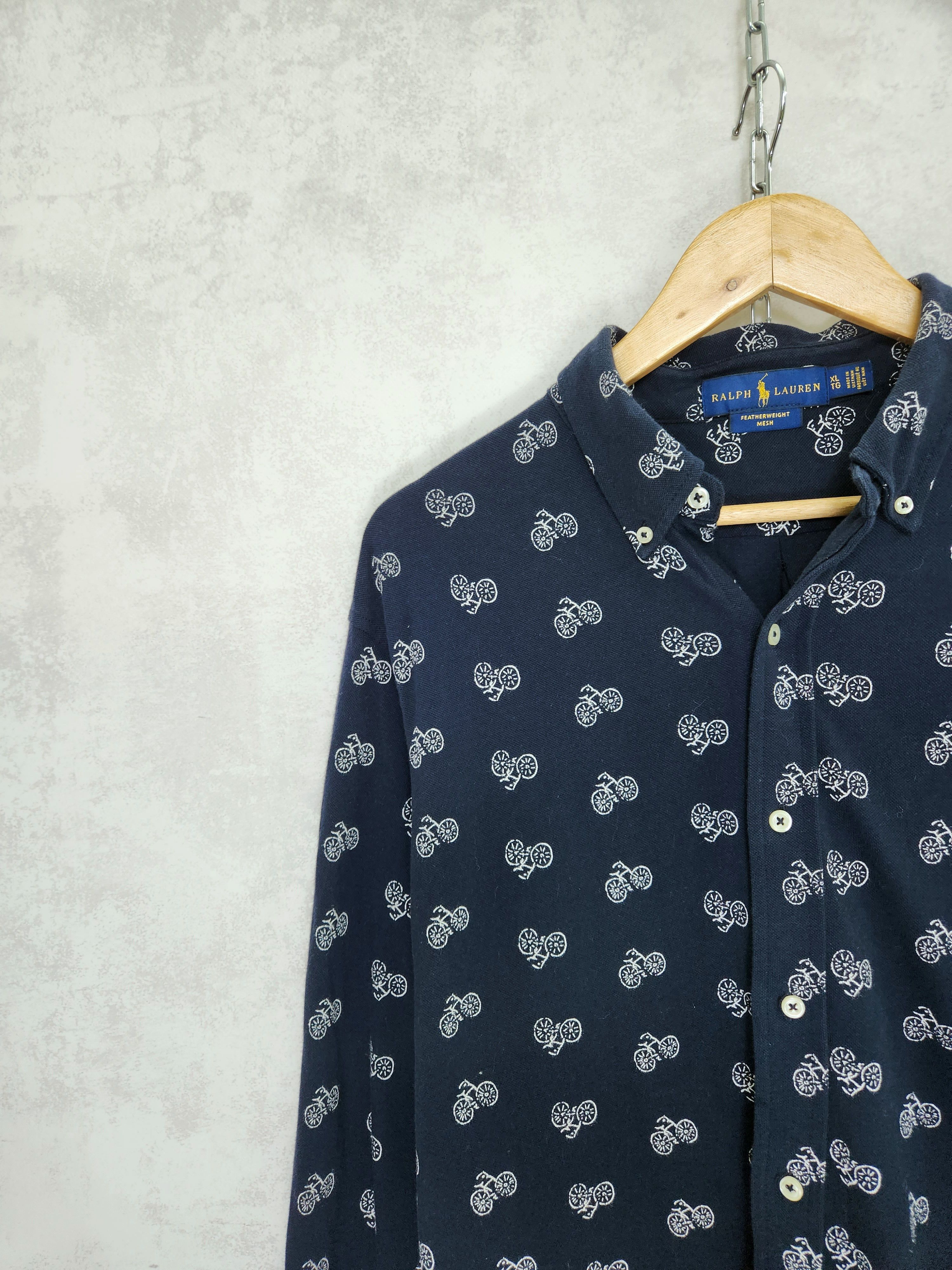 Polo Ralph Lauren Rare Polo Ralph Lauren bike print shirt XL Size US XL / EU 56 / 4 - 6 Thumbnail