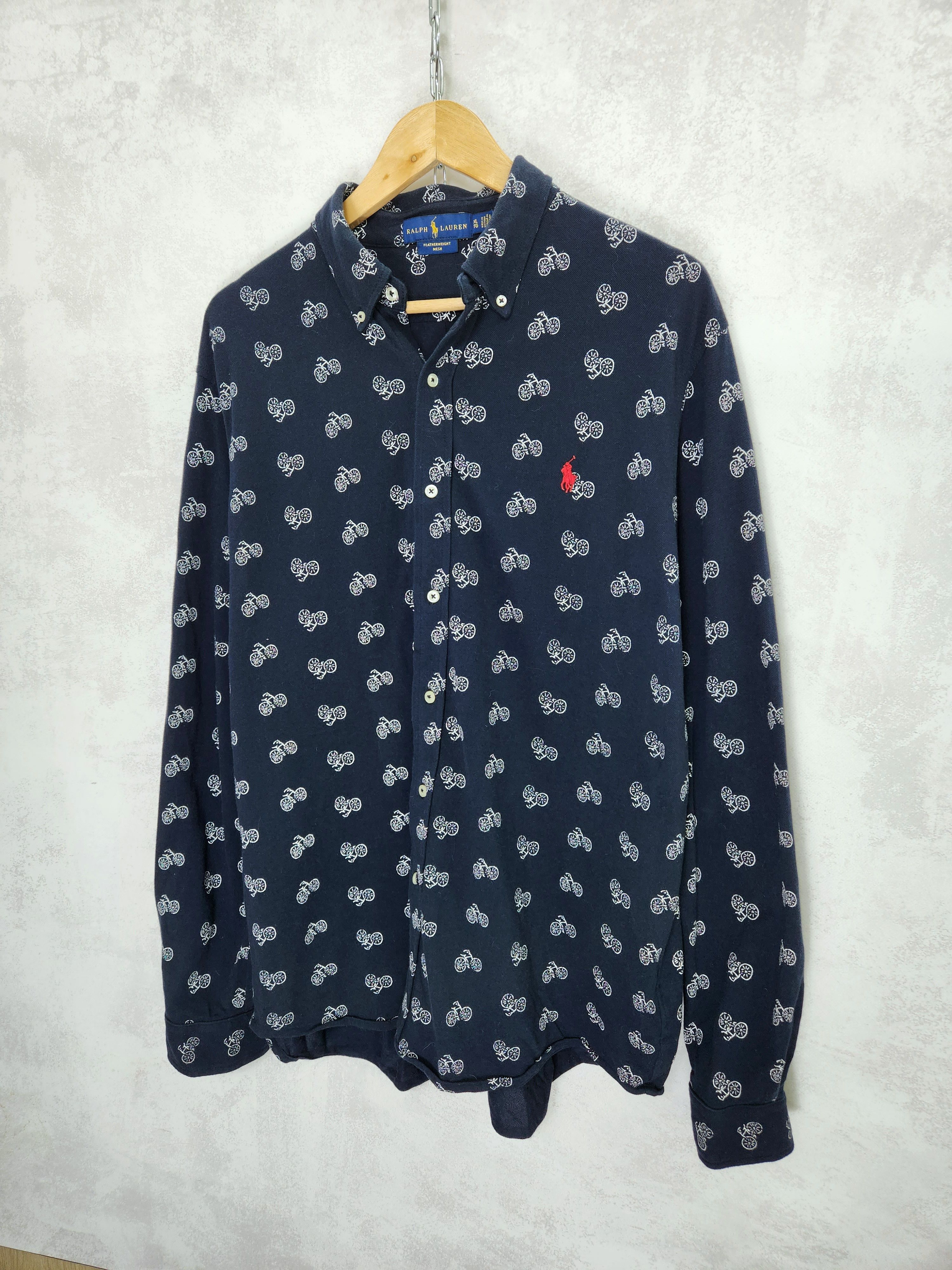 Polo Ralph Lauren Rare Polo Ralph Lauren bike print shirt XL Size US XL / EU 56 / 4 - 2 Thumbnail