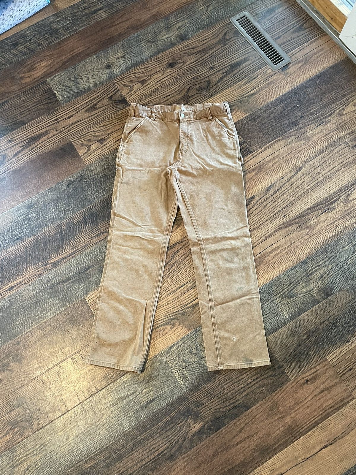 Vintage Vintage Carhartt Carpenter Pants Size US 34 / EU 50 - 2 Preview