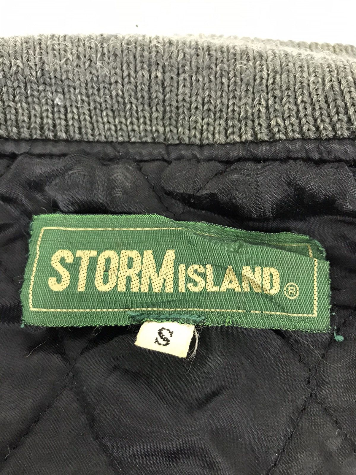 Leather Vintage Storm Island Varsity Leather Jacket Size US M / EU 48-50 / 2 - 5 Thumbnail