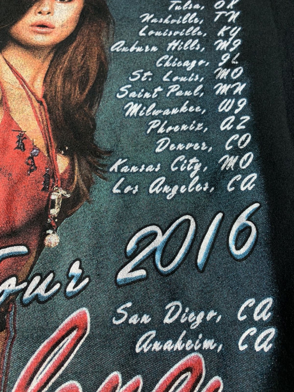 Band Tees Salena Gomez Tour Tee Artist Singer Hollywood Size US S / EU 44-46 / 1 - 4 Thumbnail