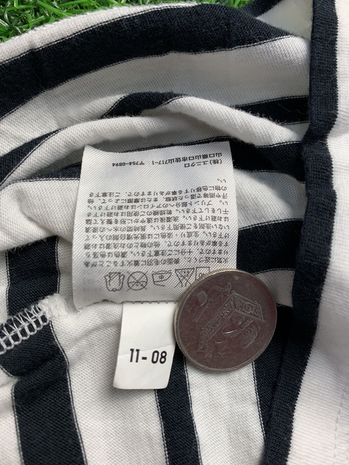 Japanese Brand Uniqlo X Lisa Larson Striped Printed Cat Graphic Tee Size M / US 6-8 / IT 42-44 - 6 Thumbnail