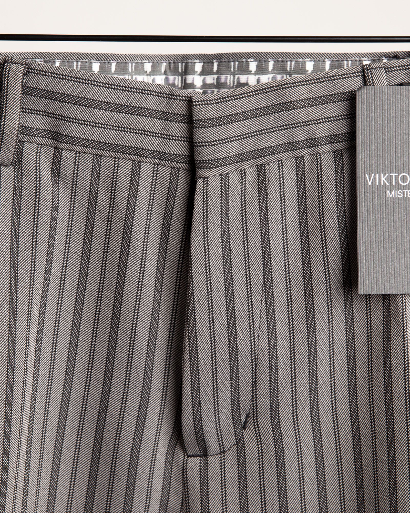 Viktor & Rolf NWT Striped Cropped Trousers Size US 30 / EU 46 - 4 Thumbnail