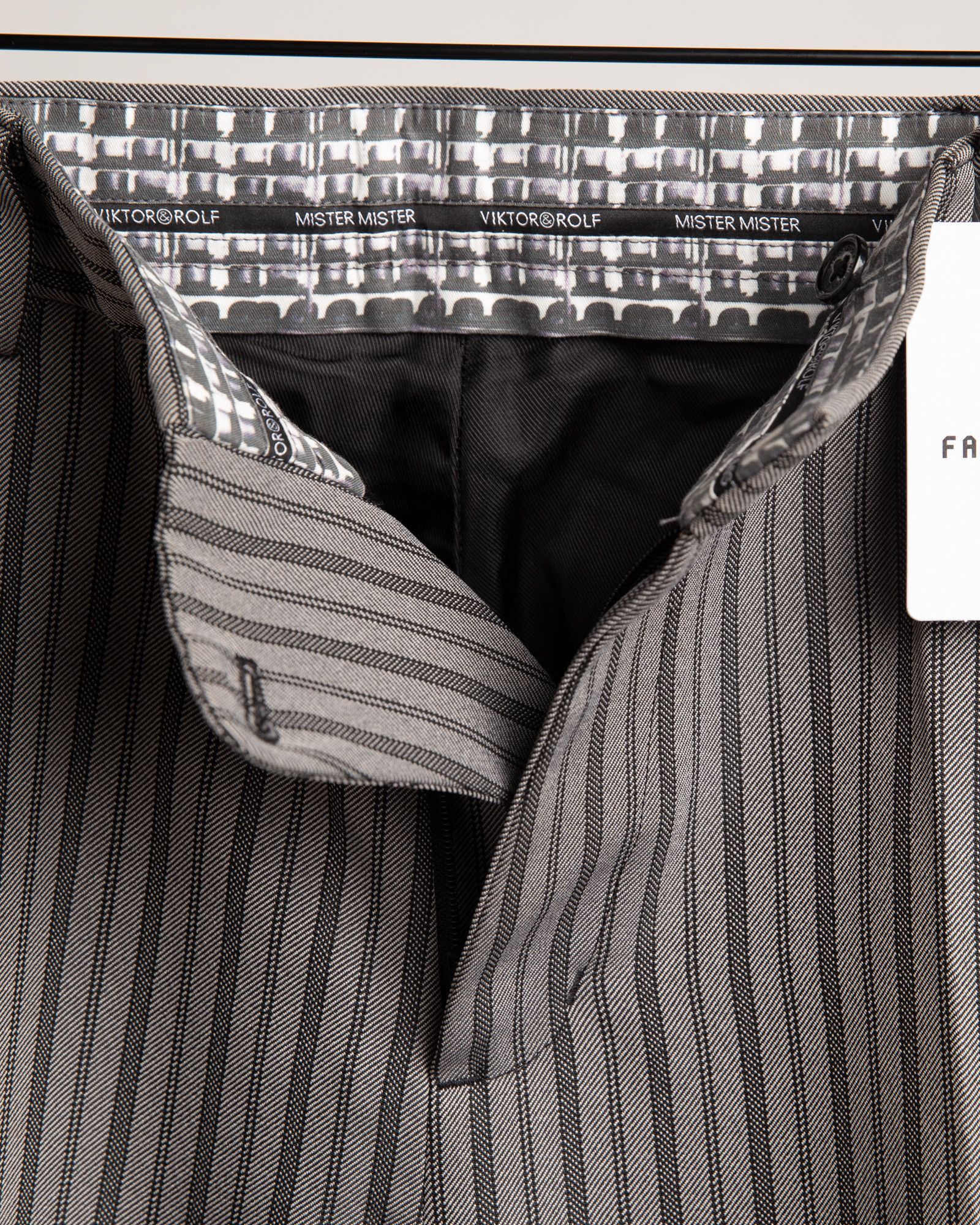 Viktor & Rolf NWT Striped Cropped Trousers Size US 30 / EU 46 - 5 Thumbnail