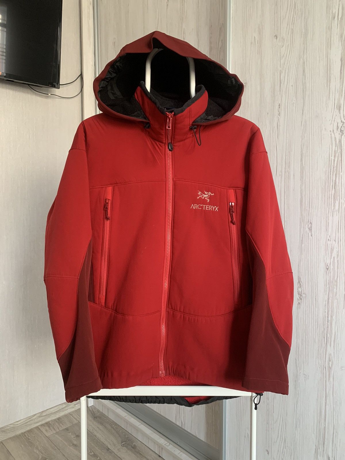 image of Arcteryx Vintage Arc’Teryx Polartec Deep Pile Softshell Jacket in Blue, Men's (Size Medium)