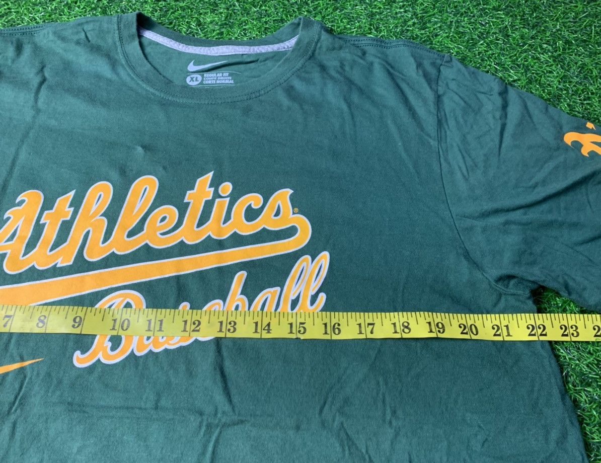 MLB Nike Athletic Baseball A's Team Tee Genuine Merchandise Size XL / US 12-14 / IT 48-50 - 7 Thumbnail