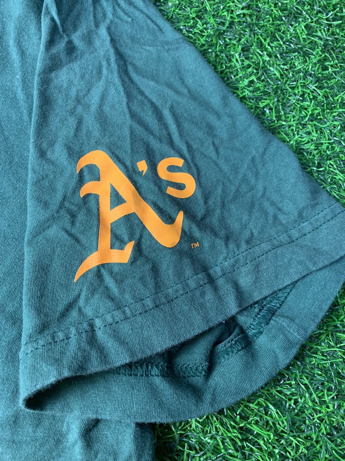 MLB Nike Athletic Baseball A's Team Tee Genuine Merchandise Size XL / US 12-14 / IT 48-50 - 6 Thumbnail