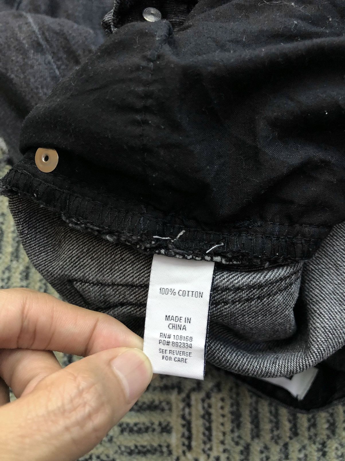 Rsq RSQ 90's Jean Faded Black Distressed Faded Black Jeans Size US 30 / EU 46 - 23 Thumbnail