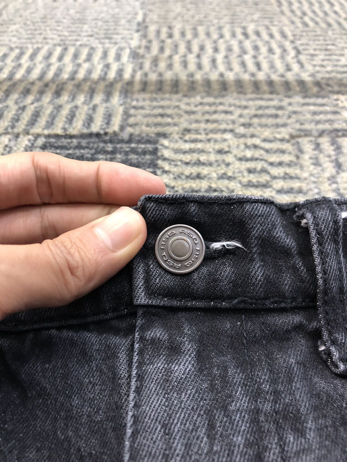 Rsq RSQ 90's Jean Faded Black Distressed Faded Black Jeans Size US 30 / EU 46 - 6 Thumbnail