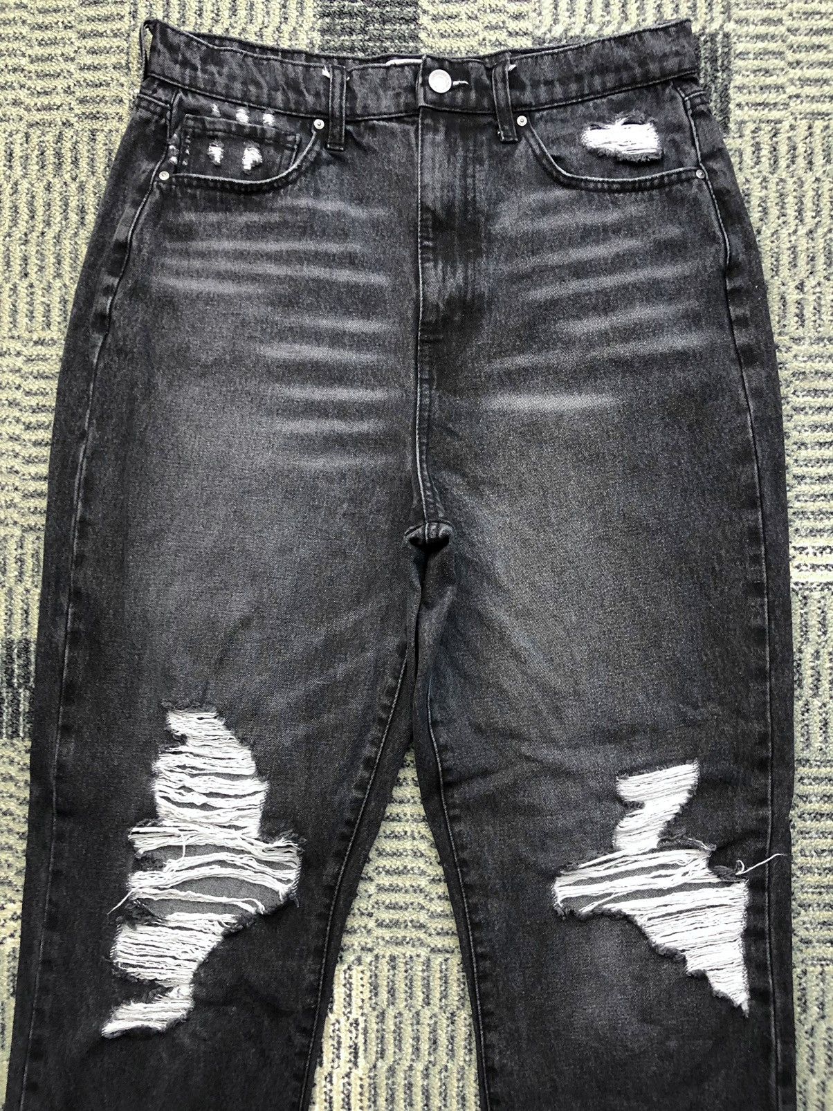 Rsq RSQ 90's Jean Faded Black Distressed Faded Black Jeans Size US 30 / EU 46 - 3 Thumbnail