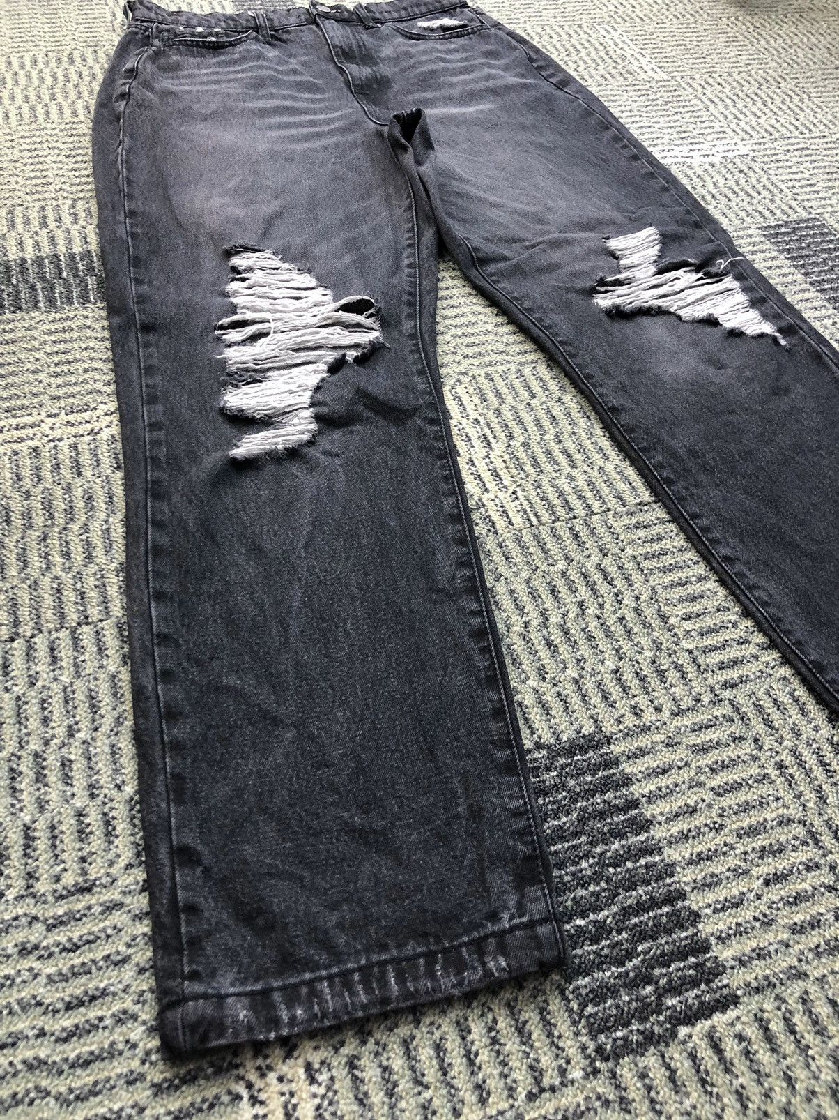 Rsq RSQ 90's Jean Faded Black Distressed Faded Black Jeans Size US 30 / EU 46 - 5 Thumbnail