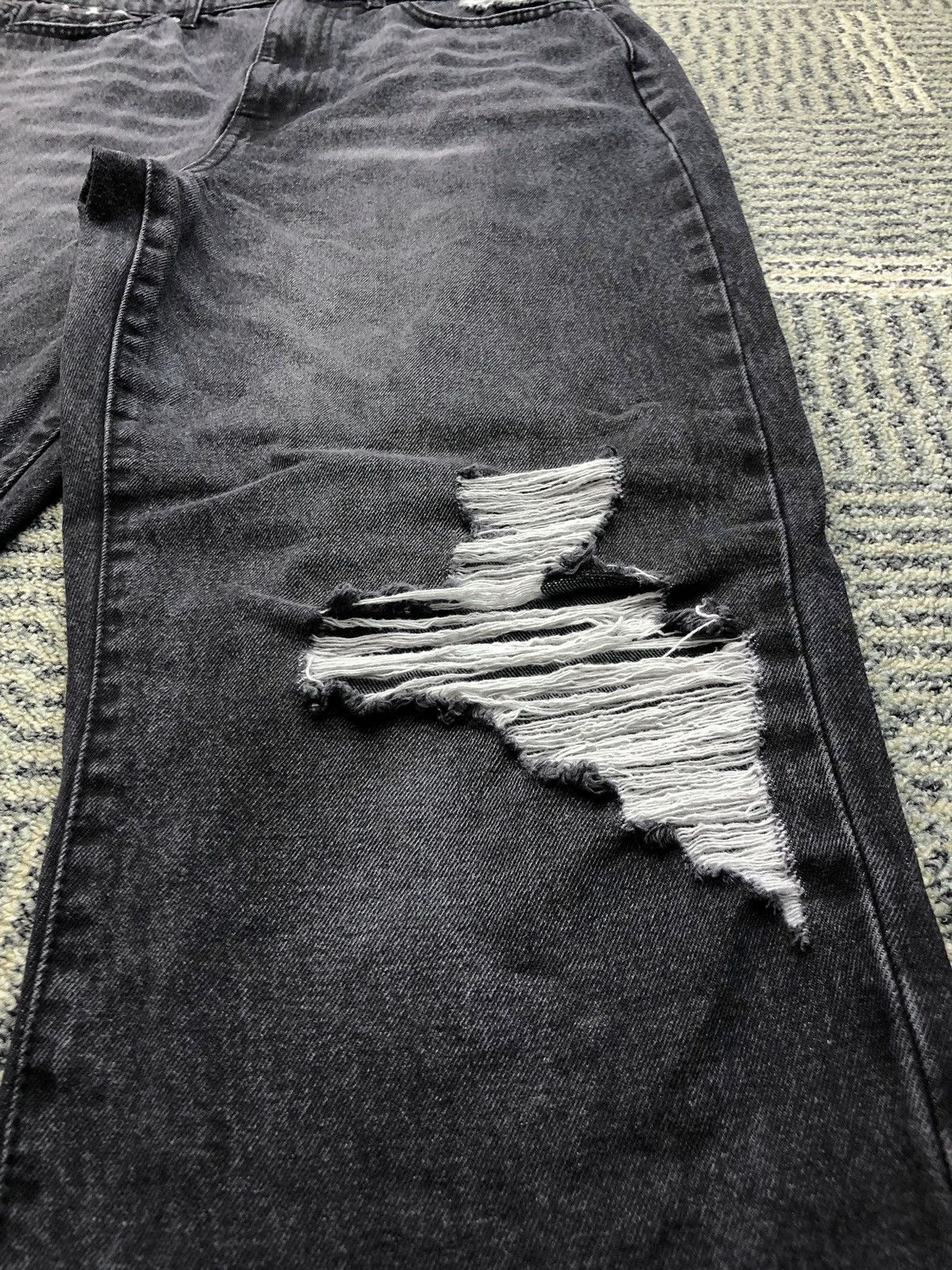 Rsq RSQ 90's Jean Faded Black Distressed Faded Black Jeans Size US 30 / EU 46 - 11 Thumbnail