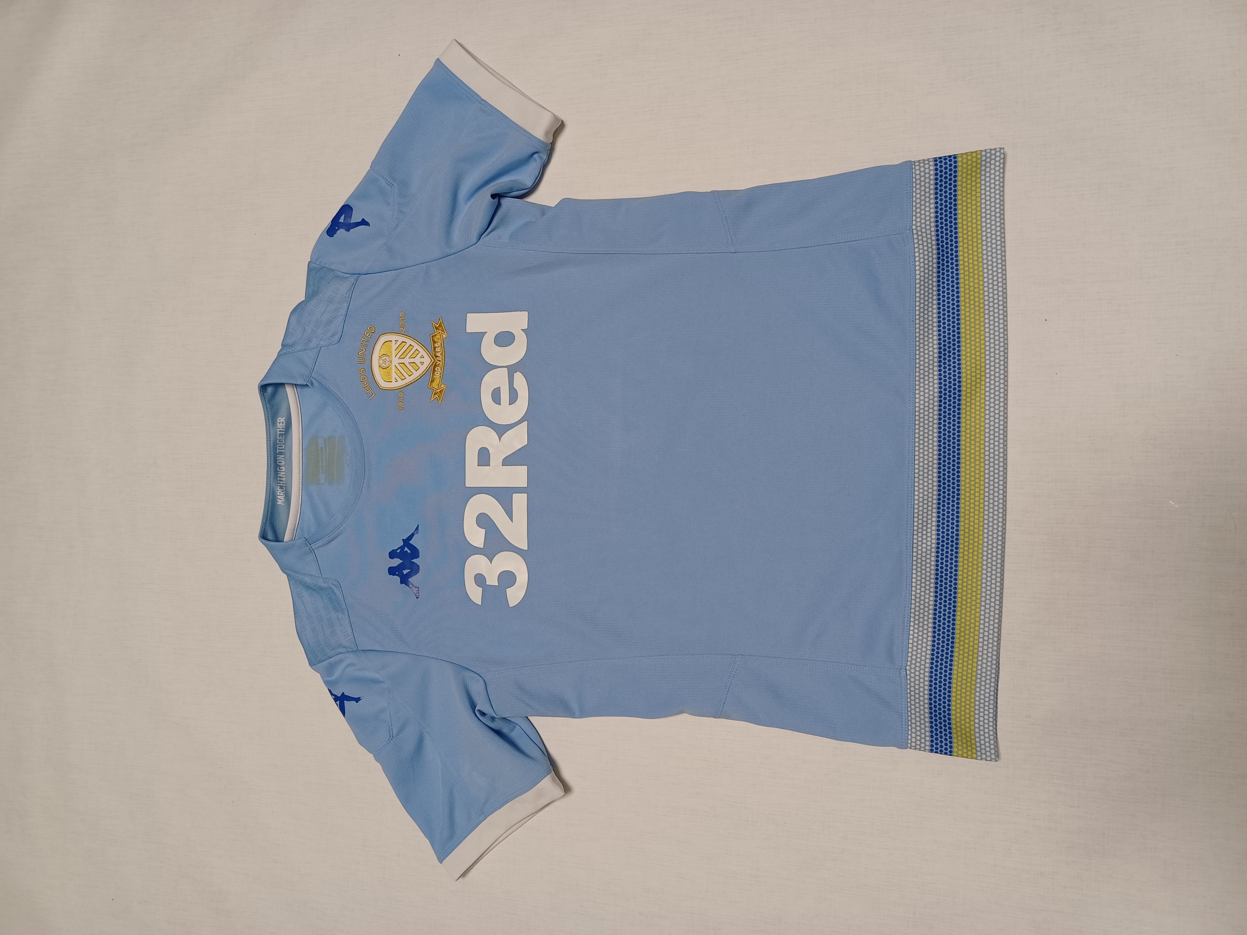Pre-owned Kappa X Soccer Jersey Leeds United 100 Years 2019 Kappa Kit Jersey Soccer Football In Blue