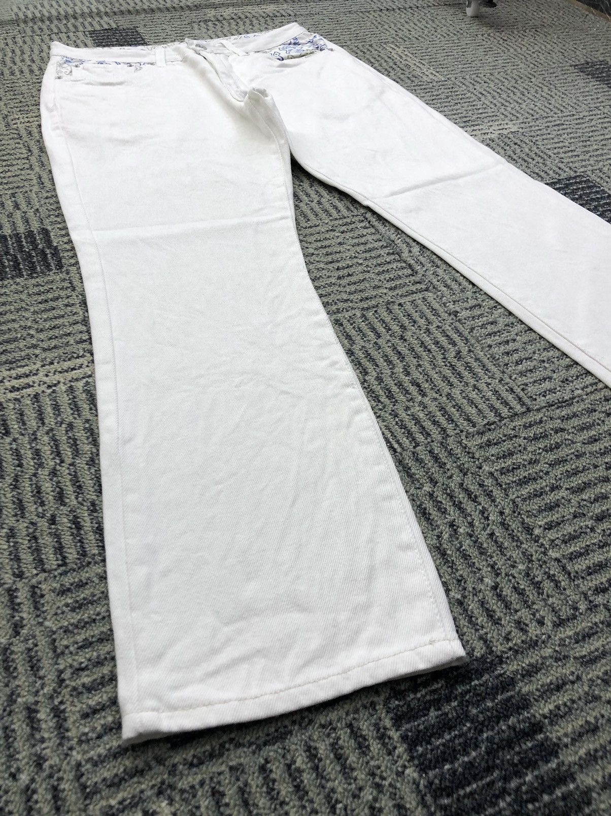 Vintage Body Glove California 53 Backprint White Jeans