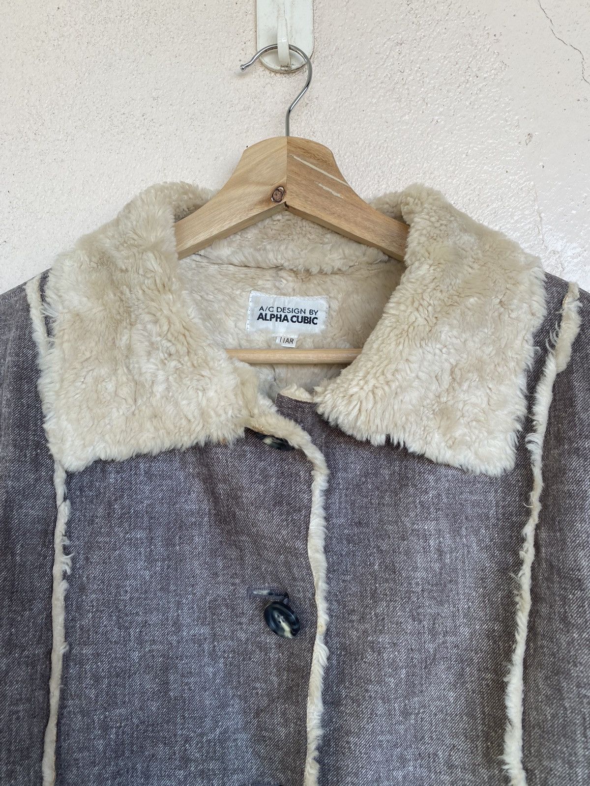 If Six Was Nine Alpha Cubic Shearling Jacket Fur Sherpa Patchwork Size US M / EU 48-50 / 2 - 3 Thumbnail