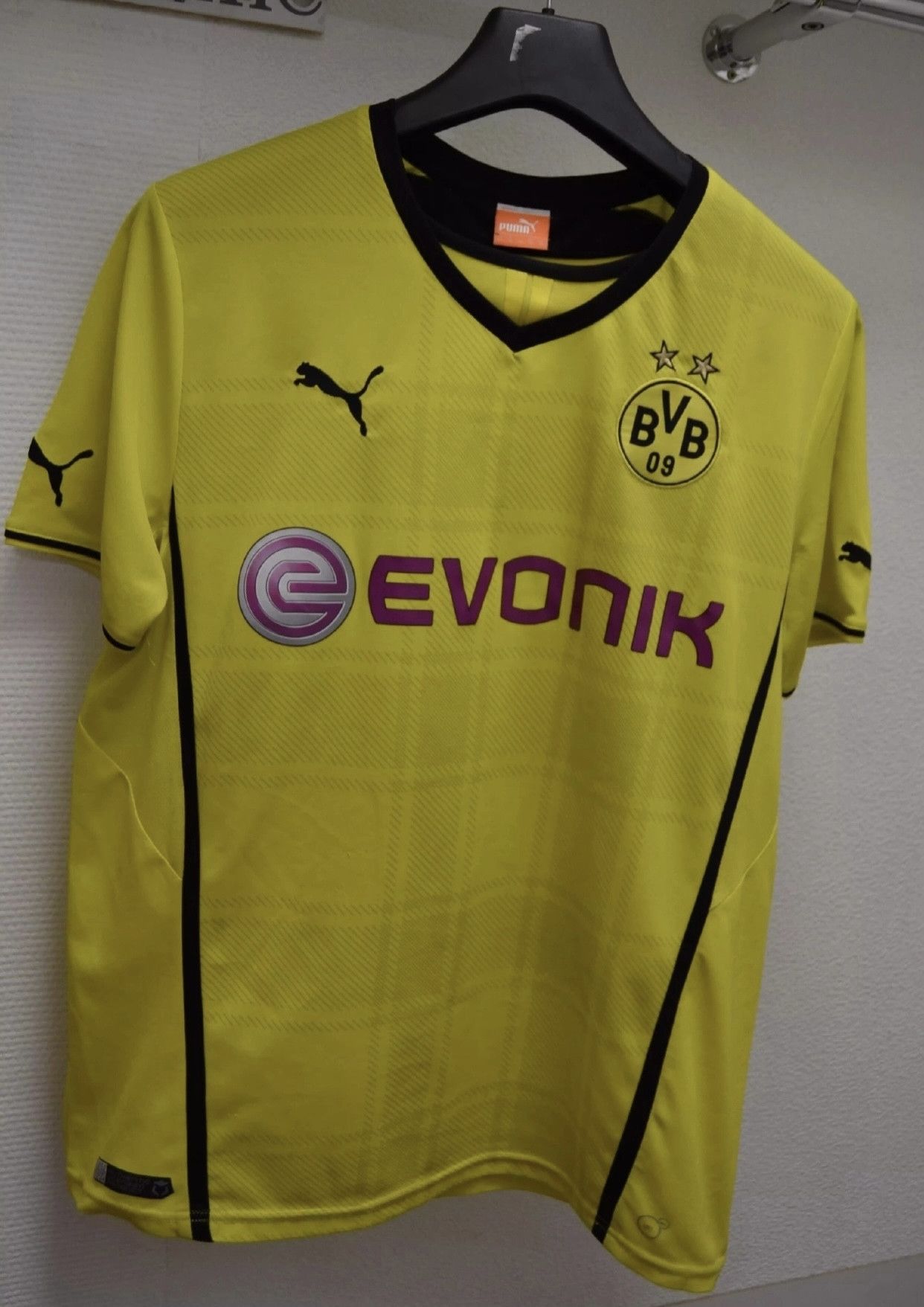 Puma Borussia Dortmund DBD puma soccer jersey football Xl yellow Size US XL / EU 56 / 4 - 1 Thumbnail