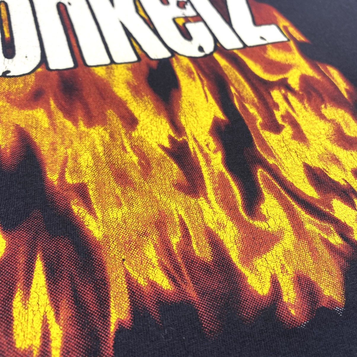 Band Tees Rare! 90’s Vintage Bohse Onkelz Flame Band Rock T Shirt Y2K Size US XL / EU 56 / 4 - 7 Thumbnail