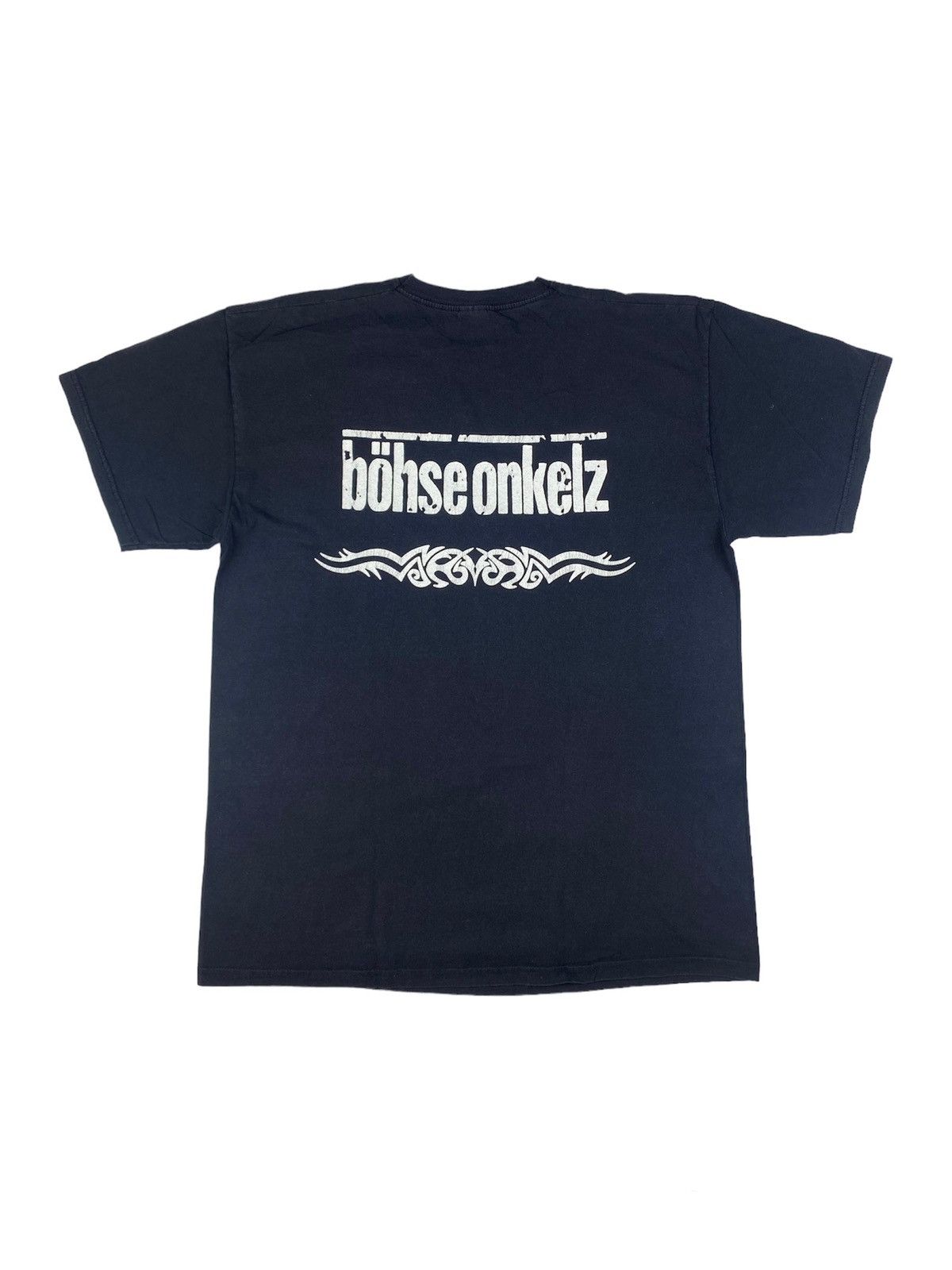 Band Tees Rare! 90’s Vintage Bohse Onkelz Flame Band Rock T Shirt Y2K Size US XL / EU 56 / 4 - 2 Thumbnail