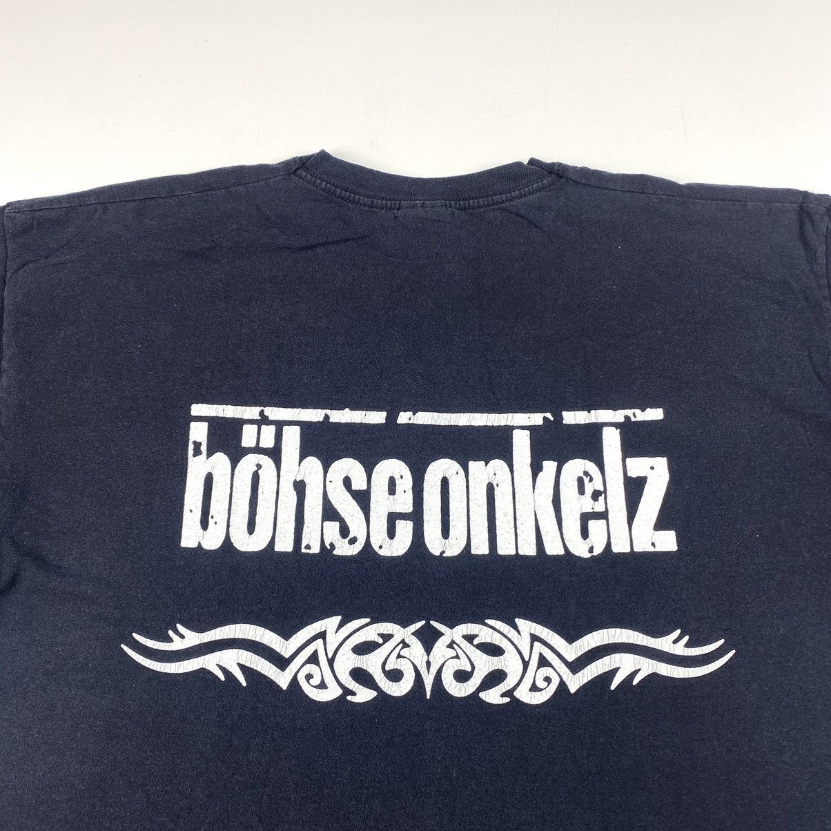 Band Tees Rare! 90’s Vintage Bohse Onkelz Flame Band Rock T Shirt Y2K Size US XL / EU 56 / 4 - 11 Thumbnail