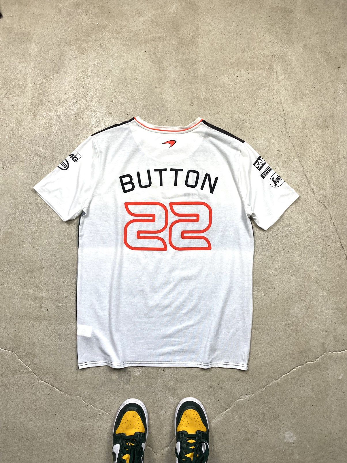 Honda Honda McLaren Racing T Shirt Y2K Firelli F1 Formula Uno Size US XL / EU 56 / 4 - 2 Thumbnail