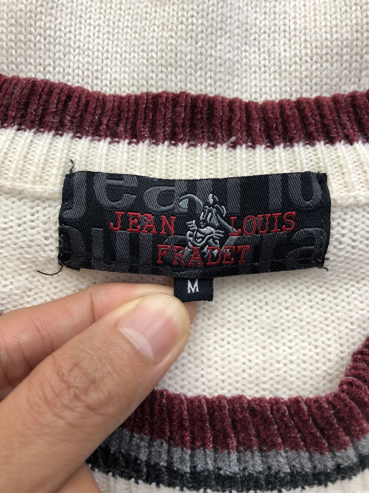 Japanese Brand Vintage Jean Louis Fradet Knitwear Size US M / EU 48-50 / 2 - 10 Thumbnail