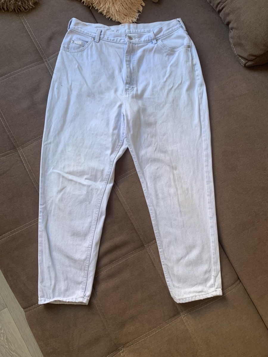 Lee 💥VTG LEE RIDER Light Blue Jeans Size US 33 - 3 Thumbnail