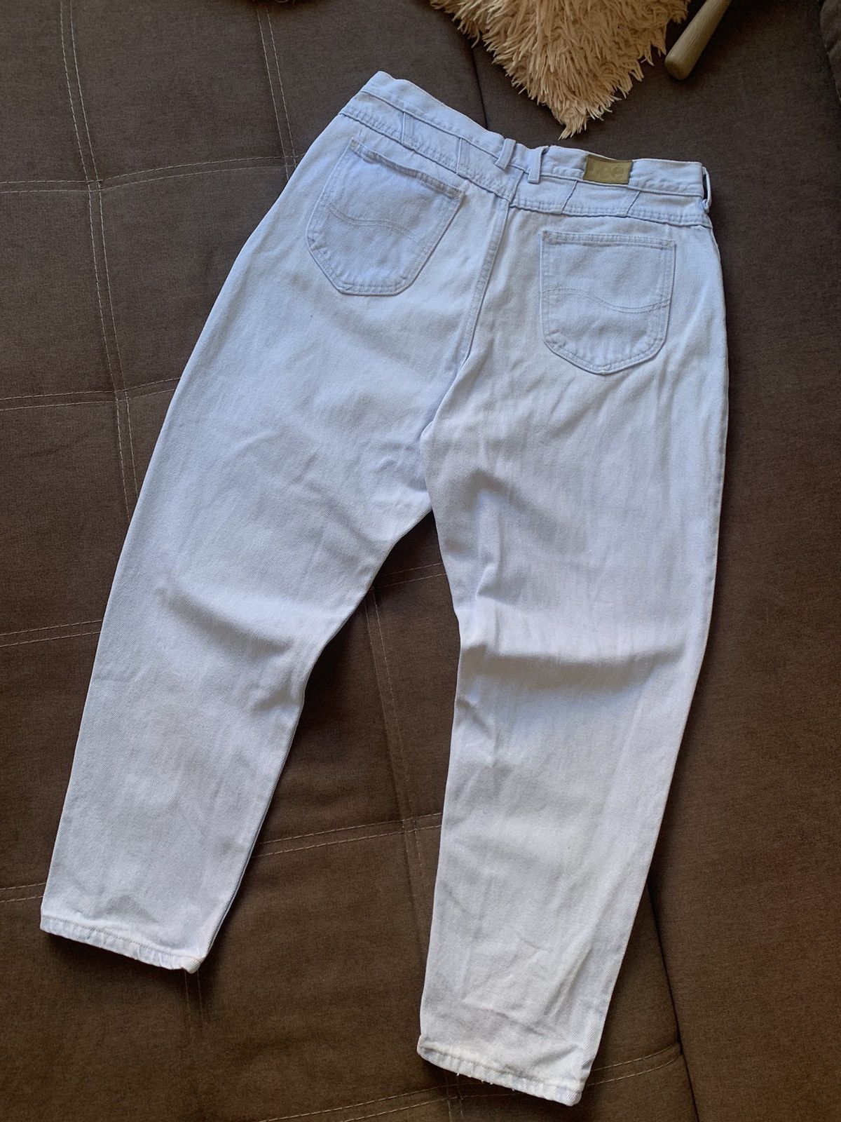 Lee 💥VTG LEE RIDER Light Blue Jeans Size US 33 - 2 Thumbnail