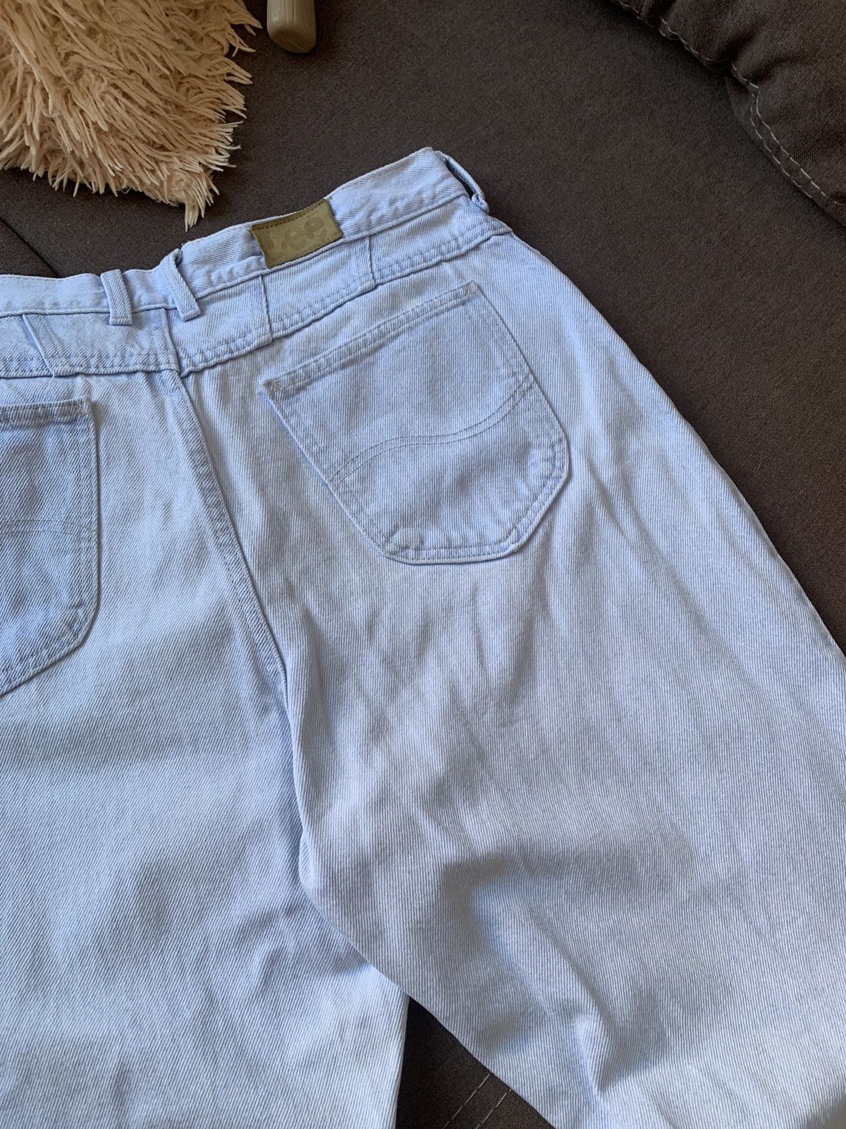 Lee 💥VTG LEE RIDER Light Blue Jeans Size US 33 - 6 Thumbnail