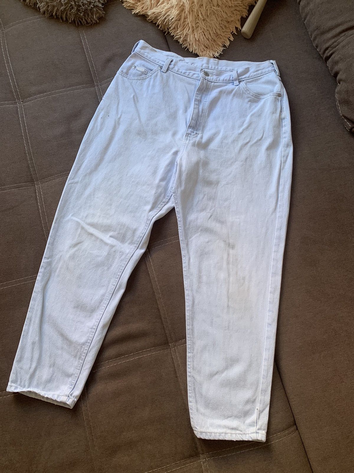 Lee 💥VTG LEE RIDER Light Blue Jeans Size US 33 - 4 Thumbnail