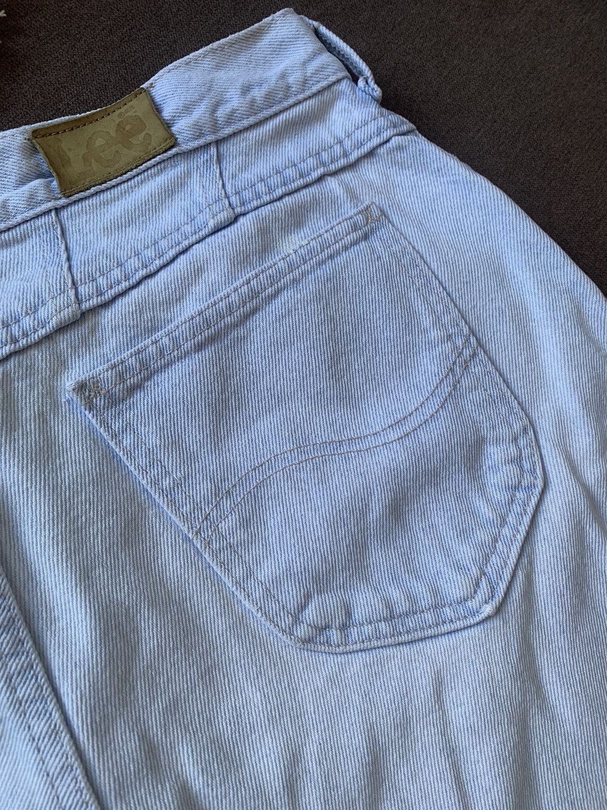 Lee 💥VTG LEE RIDER Light Blue Jeans Size US 33 - 9 Thumbnail