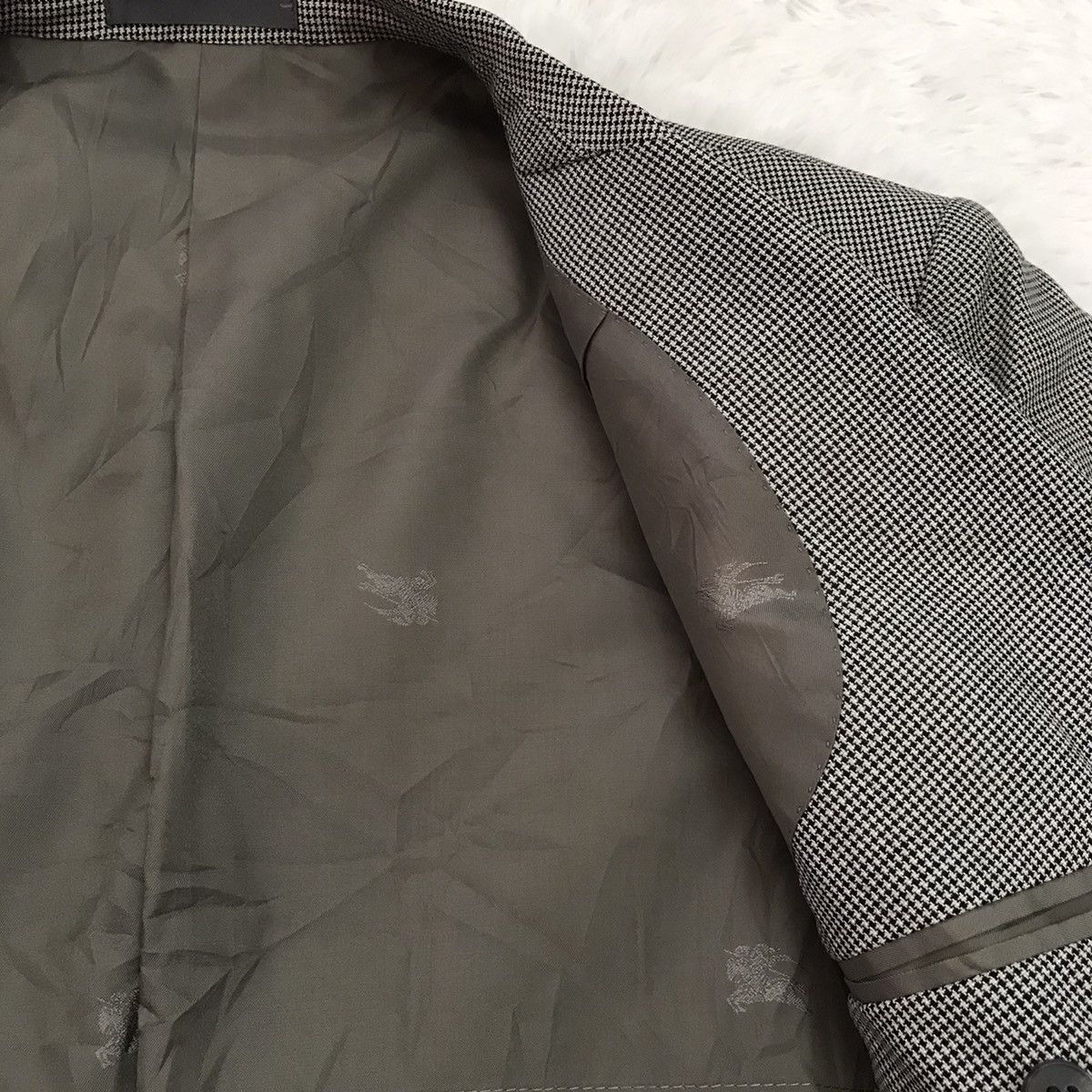 Burberry Burberrys Silk & Kid Mohair Double Breast Jacket Coat Size US M / EU 48-50 / 2 - 17 Thumbnail
