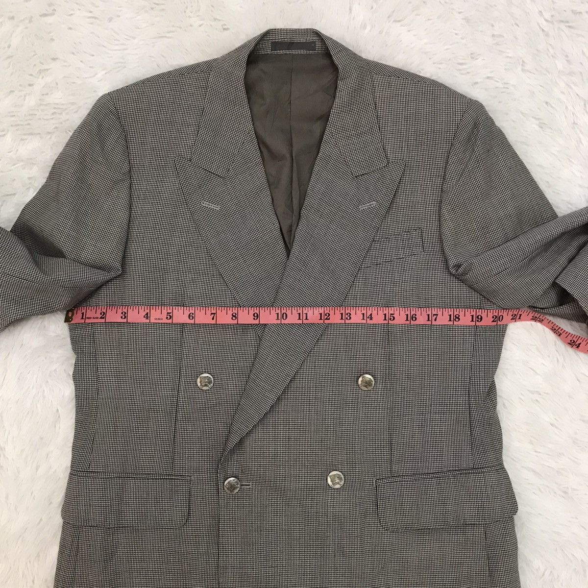 Burberry Burberrys Silk & Kid Mohair Double Breast Jacket Coat Size US M / EU 48-50 / 2 - 22 Thumbnail